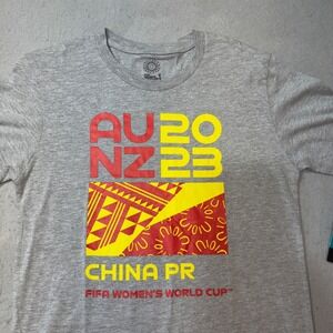 FIFA Womens World Cup 2023 China PR T-Shirt Grey Heather Youth XL 18-20 New